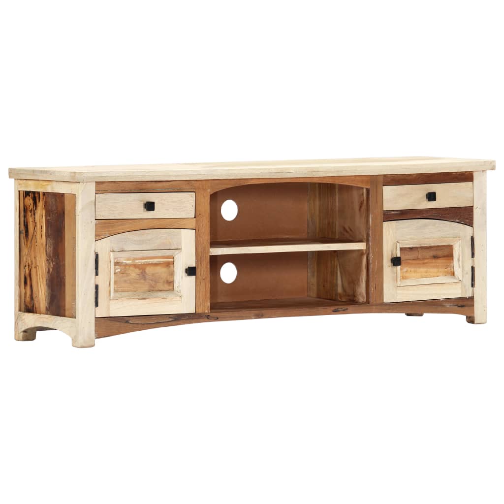 Tv Lowboard Buche Weiß