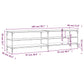 TV Schrank Schwarz Metall